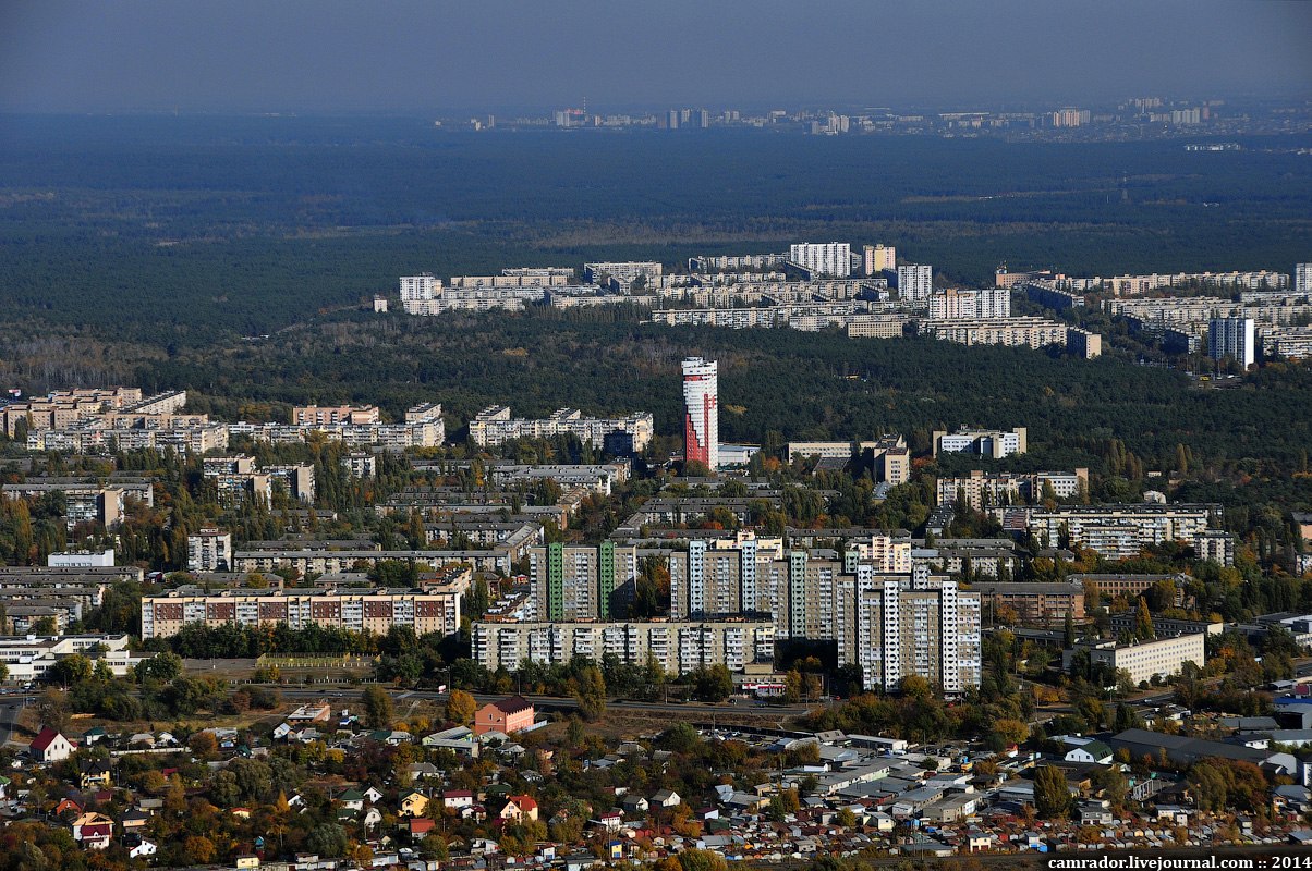 Карта лесной массив киев