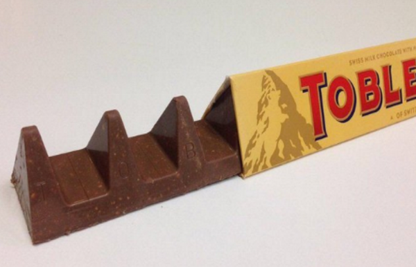 Шоколад Toblerone изменил форму, чтобы не повышать цену