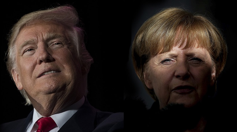 трамп и меркель