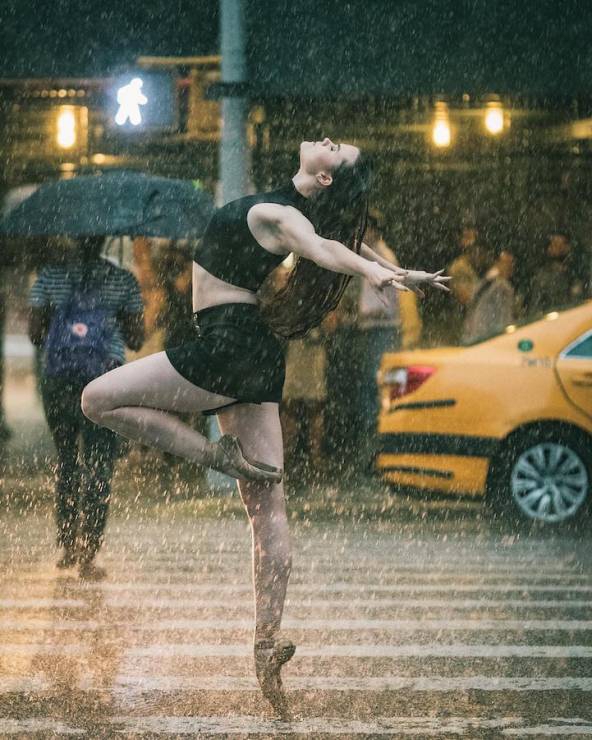 танец на дожде