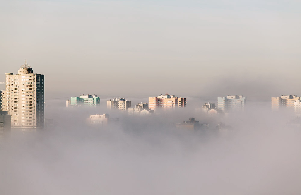 туман в Киеве