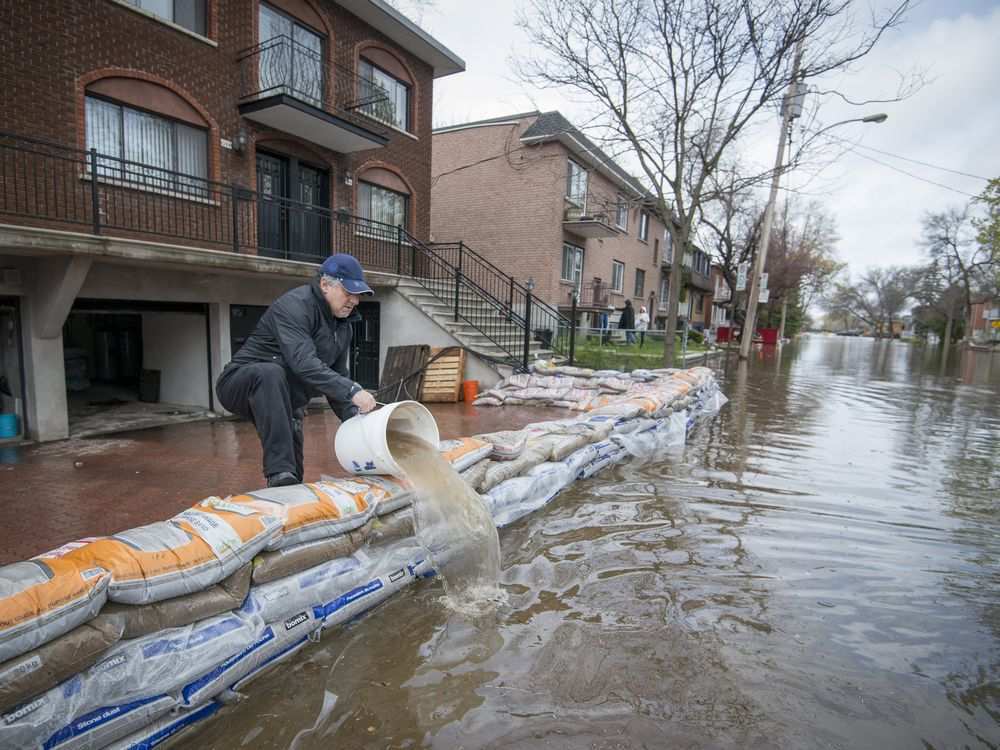 повень наводнение канада.
