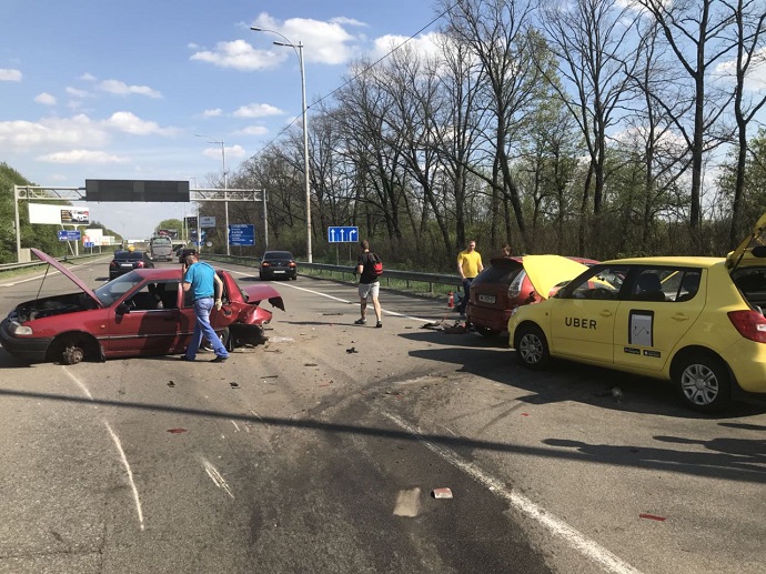 авария на Бориспольской трассе