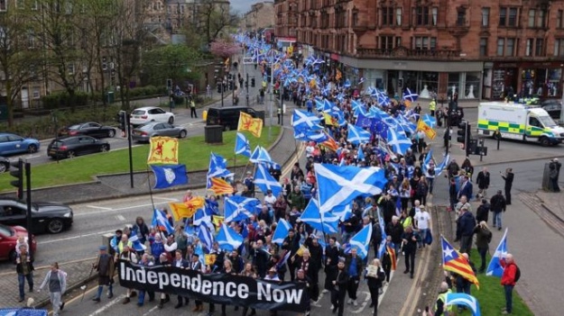 митинг Шотландия