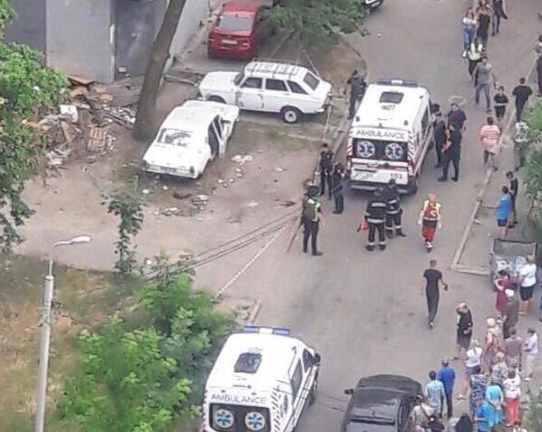 взрыв в Киеве