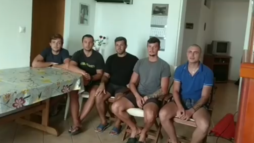 украинские моряки