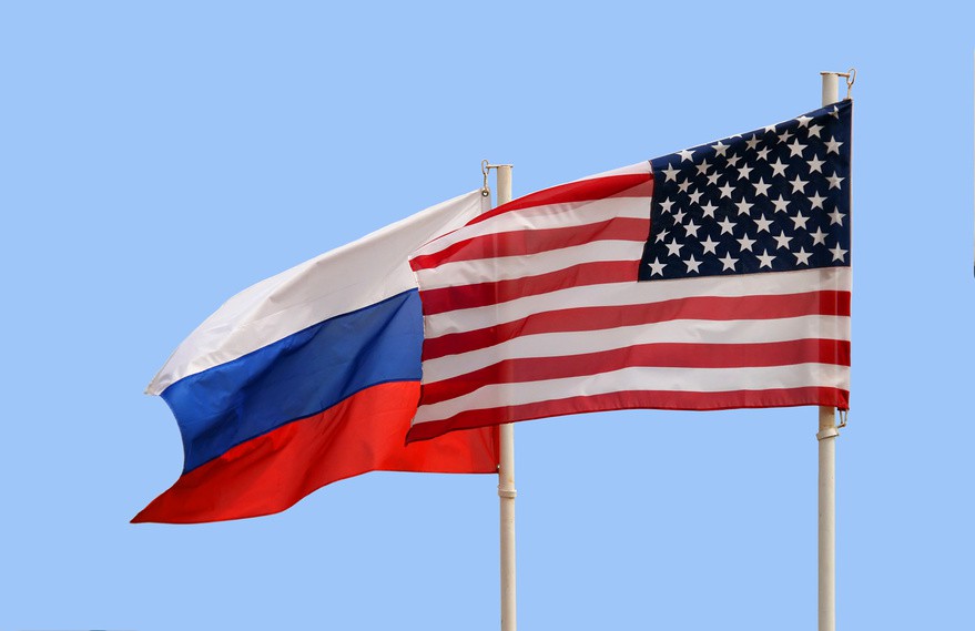 флаги сша и россии