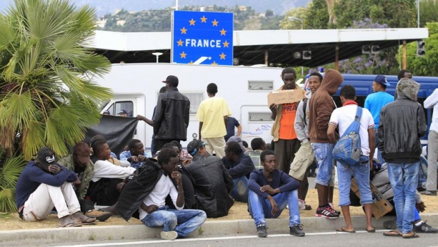 Беженцы во Франции 