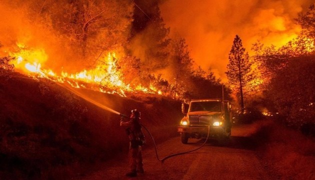пожары в Килифорнии