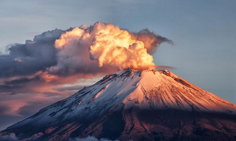 вулкан в Мексике