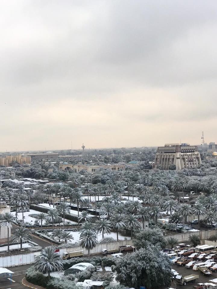 снег в Багдаде