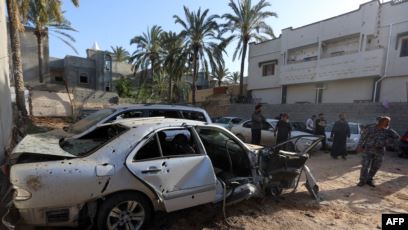 обстрел парка в Ливии
