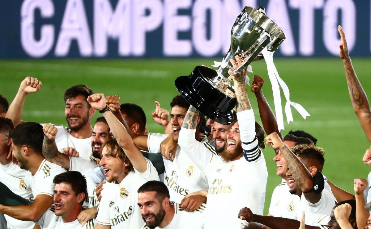 празднование победы Реала