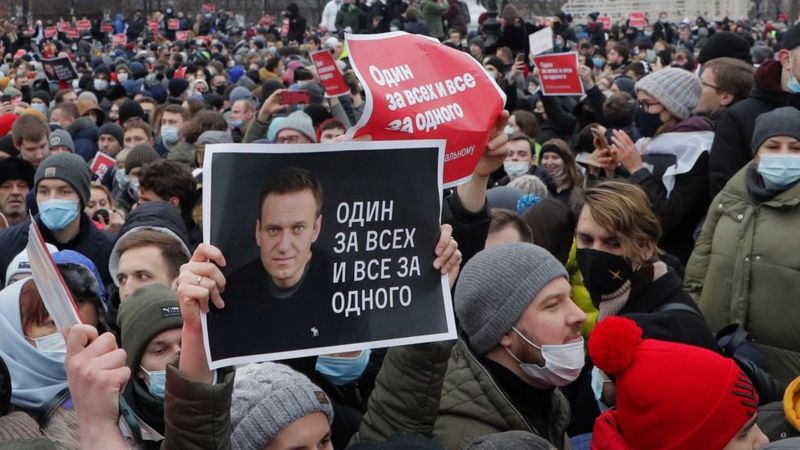 Акции протеста Навальный